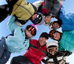 Groupe de ski à International Language Camps